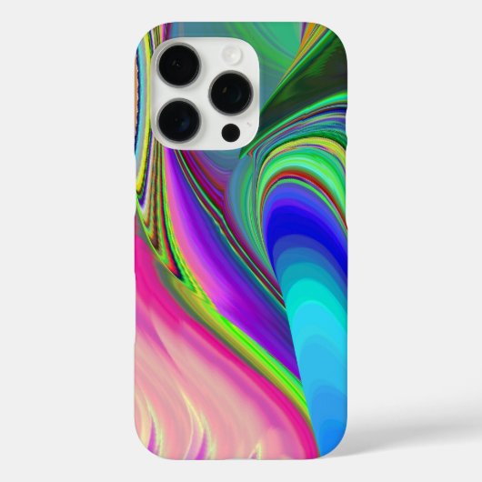サマフィーリング、抽象芸術3Dレインボワート Case-Mate iPhoneケース (裏面)