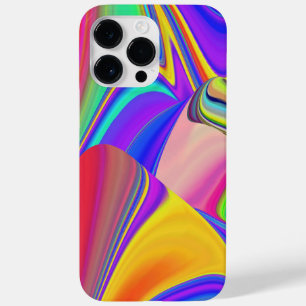サマフィーリング、抽象芸術3Dレインボワート Case-Mate iPhone 14 PRO MAXケース