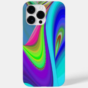 サマフィーリング、抽象芸術3Dレインボワート Case-Mate iPhone 14 PRO MAXケース
