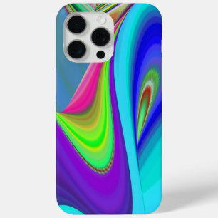 サマフィーリング、抽象芸術3Dレインボワート iPhone 15 PRO MAXケース