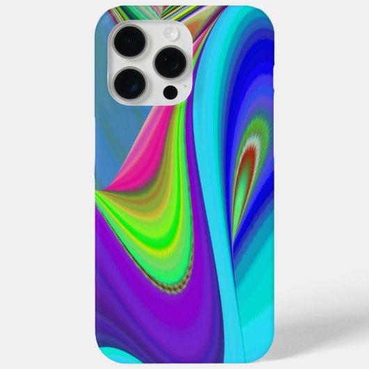 サマフィーリング、抽象芸術3Dレインボワート Case-Mate iPhoneケース (裏面)