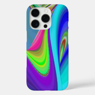 サマフィーリング、抽象芸術3Dレインボワート iPhone 16 PROケース