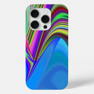 サマフィーリング、抽象芸術3Dレインボワート iPhone 15 PROケース