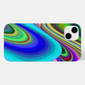 サマフィーリング、抽象芸術3Dレインボワート Case-Mate iPhoneケース (裏面 (横))