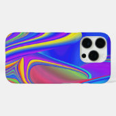 サマフィーリング、抽象芸術3Dレインボワート Case-Mate iPhoneケース (裏面 (横))
