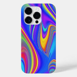 サマフィーリング、抽象芸術3Dレインボワート Case-Mate iPhone 14 PROケース