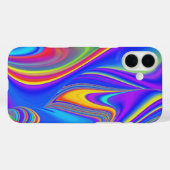 サマフィーリング、抽象芸術3Dレインボワート Case-Mate iPhoneケース (裏面 (横))