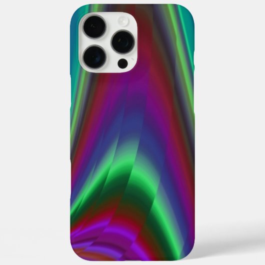 サマフィーリング、抽象芸術3Dレインボワート Case-Mate iPhoneケース (裏面)