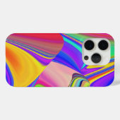 サマフィーリング、抽象芸術3Dレインボワート Case-Mate iPhoneケース (裏面 (横))