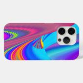 サマフィーリング、抽象芸術3Dレインボワート Case-Mate iPhoneケース (裏面 (横))