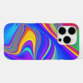 サマフィーリング、抽象芸術3Dレインボワート Case-Mate iPhoneケース (裏面 (横))