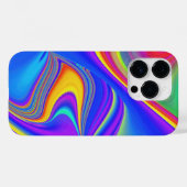 サマフィーリング、抽象芸術3Dレインボワート Case-Mate iPhoneケース (裏面 (横))