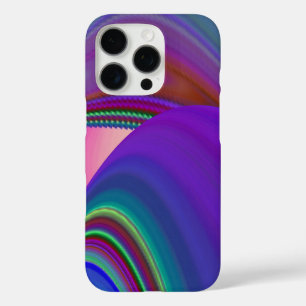 サマフィーリング、抽象芸術3Dレインボワート iPhone 16 PROケース