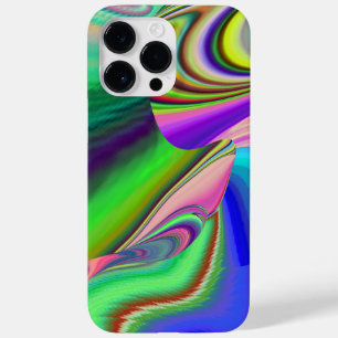 サマフィーリング、抽象芸術3Dレインボワート Case-Mate iPhone 14 PRO MAXケース