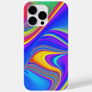 サマフィーリング、抽象芸術3Dレインボワート Case-Mate iPhone 14 PRO MAXケース