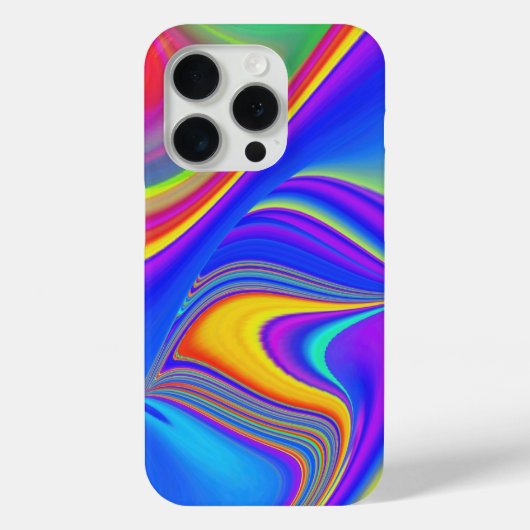 サマフィーリング、抽象芸術3Dレインボワート Case-Mate iPhoneケース (裏面)