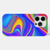 サマフィーリング、抽象芸術3Dレインボワート Case-Mate iPhoneケース (裏面 (横))