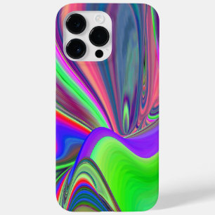 サマフィーリング、抽象芸術3Dレインボワート Case-Mate iPhone 14 PRO MAXケース