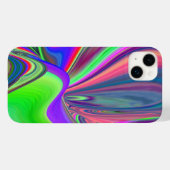 サマフィーリング、抽象芸術3Dレインボワート Case-Mate iPhoneケース (裏面 (横))