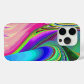 サマフィーリング、抽象芸術3Dレインボワート Case-Mate iPhoneケース (裏面 (横))