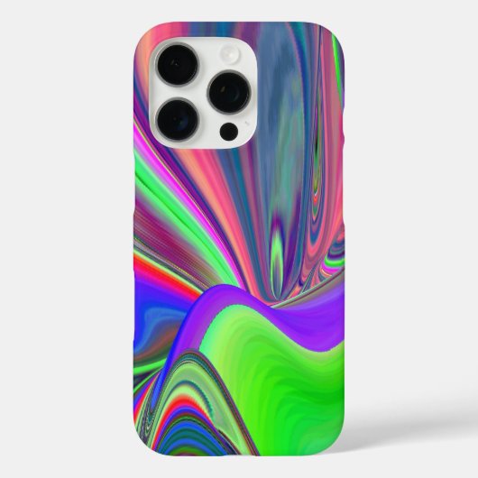 サマフィーリング、抽象芸術3Dレインボワート Case-Mate iPhoneケース (裏面)