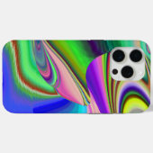 サマフィーリング、抽象芸術3Dレインボワート Case-Mate iPhoneケース (裏面 (横))