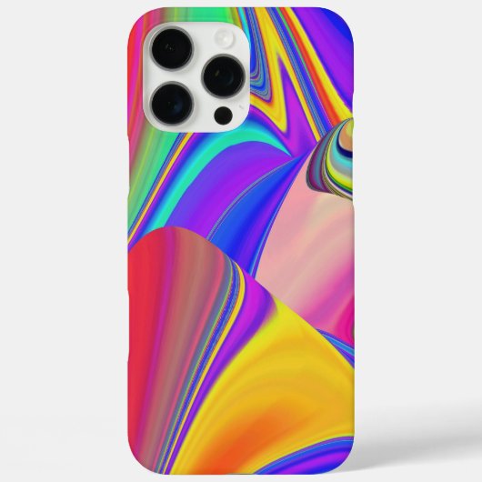 サマフィーリング、抽象芸術3Dレインボワート Case-Mate iPhoneケース (裏面)