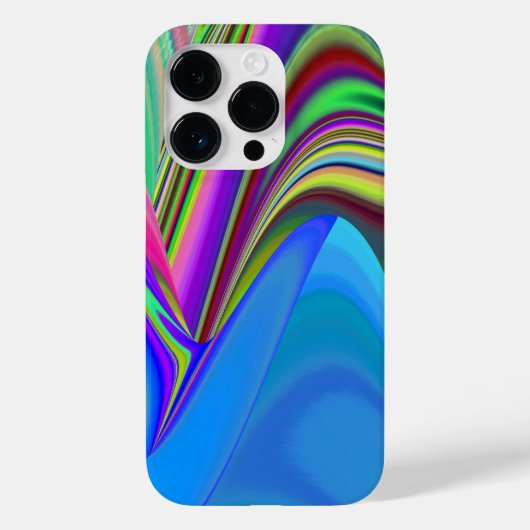 サマフィーリング、抽象芸術3Dレインボワート Case-Mate iPhoneケース (裏面)