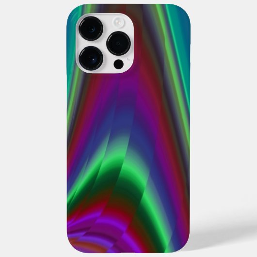 サマフィーリング、抽象芸術3Dレインボワート Case-Mate iPhoneケース (裏面)
