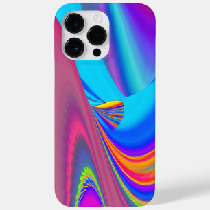 サマフィーリング、抽象芸術3Dレインボワート Case-Mate iPhone 14 PRO MAXケース
