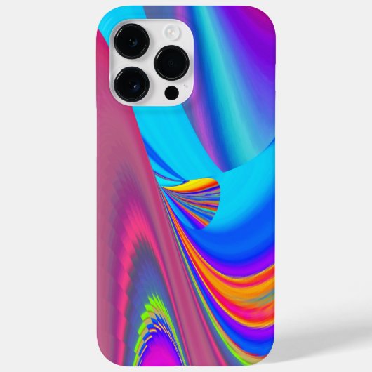 サマフィーリング、抽象芸術3Dレインボワート Case-Mate iPhoneケース (裏面)