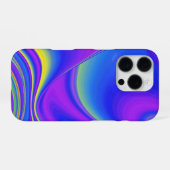 サマフィーリング、抽象芸術3Dレインボワート iPhoneケース (裏面横)