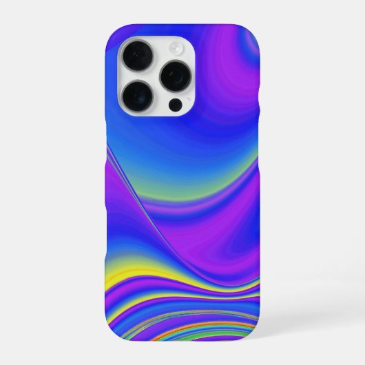 サマフィーリング、抽象芸術3Dレインボワート iPhoneケース (裏面)