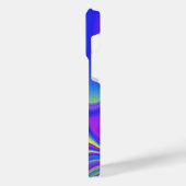 サマフィーリング、抽象芸術3Dレインボワート iPhoneケース (左側面)