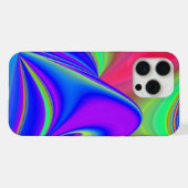 サマフィーリング、抽象芸術3Dレインボワート iPhoneケース (裏面横)