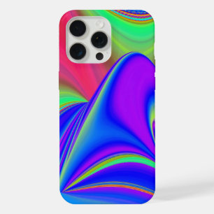 サマフィーリング、抽象芸術3Dレインボワート iPhone 15 PRO MAXケース
