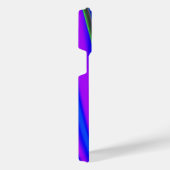 サマフィーリング、抽象芸術3Dレインボワート iPhoneケース (右側面)