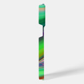 サマフィーリング、抽象芸術3Dレインボワート iPhoneケース (右側面)