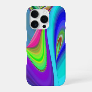 サマフィーリング、抽象芸術3Dレインボワート iPhone 16 PROケース