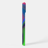 サマフィーリング、抽象芸術3Dレインボワート iPhoneケース (右側面)