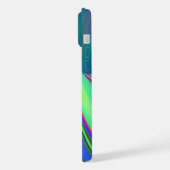 サマフィーリング、抽象芸術3Dレインボワート iPhoneケース (左側面)