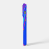 サマフィーリング、抽象芸術3Dレインボワート iPhoneケース (左側面)