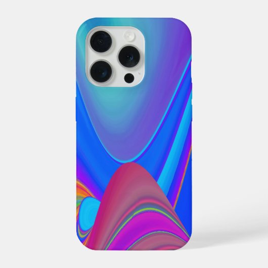 サマフィーリング、抽象芸術3Dレインボワート iPhoneケース (裏面)