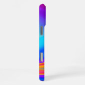 サマフィーリング、抽象芸術3Dレインボワート iPhoneケース (右側面)