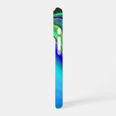 サマフィーリング、抽象芸術3Dレインボワート iPhoneケース (左側面)