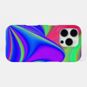サマフィーリング、抽象芸術3Dレインボワート iPhoneケース (裏面横)
