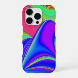 サマフィーリング、抽象芸術3Dレインボワート iPhone 16 PROケース