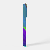 サマフィーリング、抽象芸術3Dレインボワート iPhoneケース (右側面)