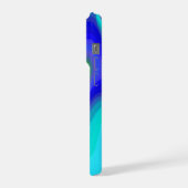 サマフィーリング、抽象芸術3Dレインボワート iPhoneケース (左側面)