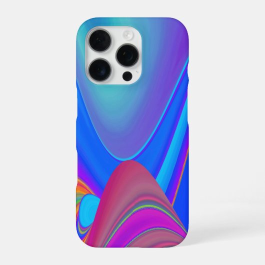 サマフィーリング、抽象芸術3Dレインボワート iPhoneケース (裏面)